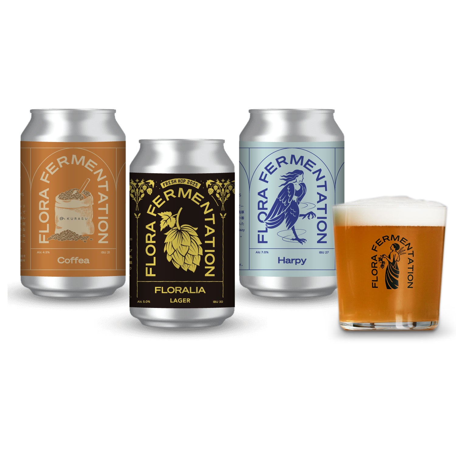 Fresh Hop Beer & Glass Set（ビール4本＋グラス）